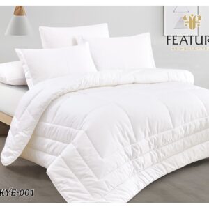natural cotton duvet set , 6-piece for two people – White