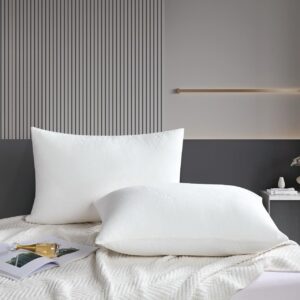 Premium 1400g Cotton Hotel Pillow with Waterproof Protector