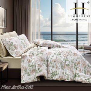 Super King Duvet Cover – 100% Cotton – rose floral