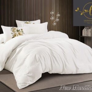 Luxury Hotel Satin Duvet Cover – Super King Size – warm cream