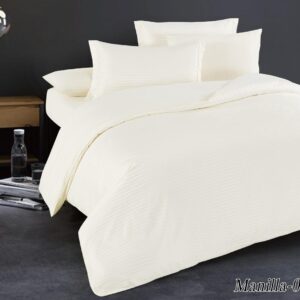 Luxury Hotel Satin Duvet Cover – Super King Size – cream